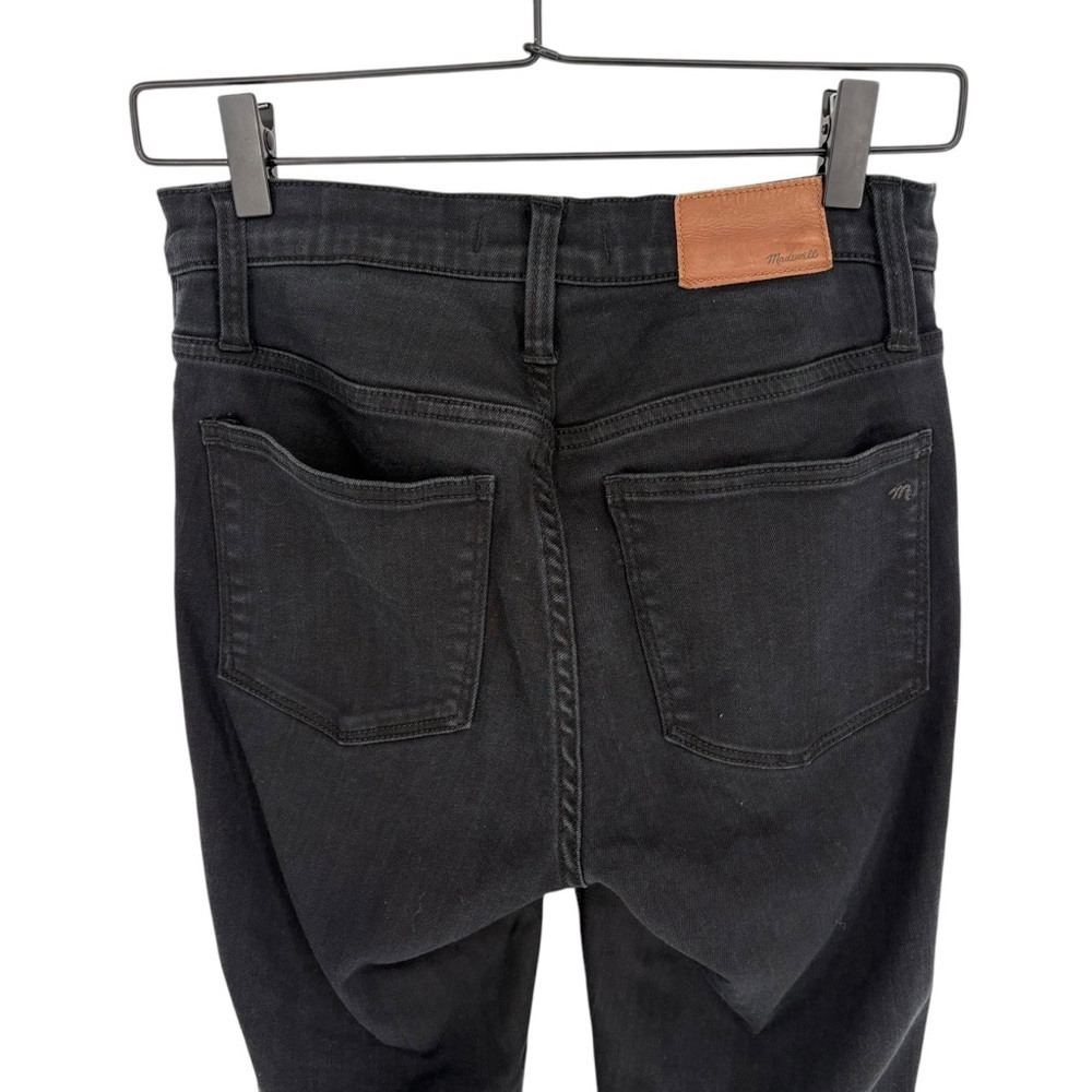 Madewell Women's 9” High-Rise Black Skinny Jeans - Picture 8 of 11